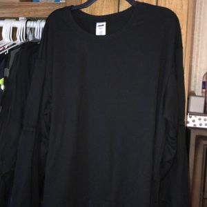 Black long sleeve top